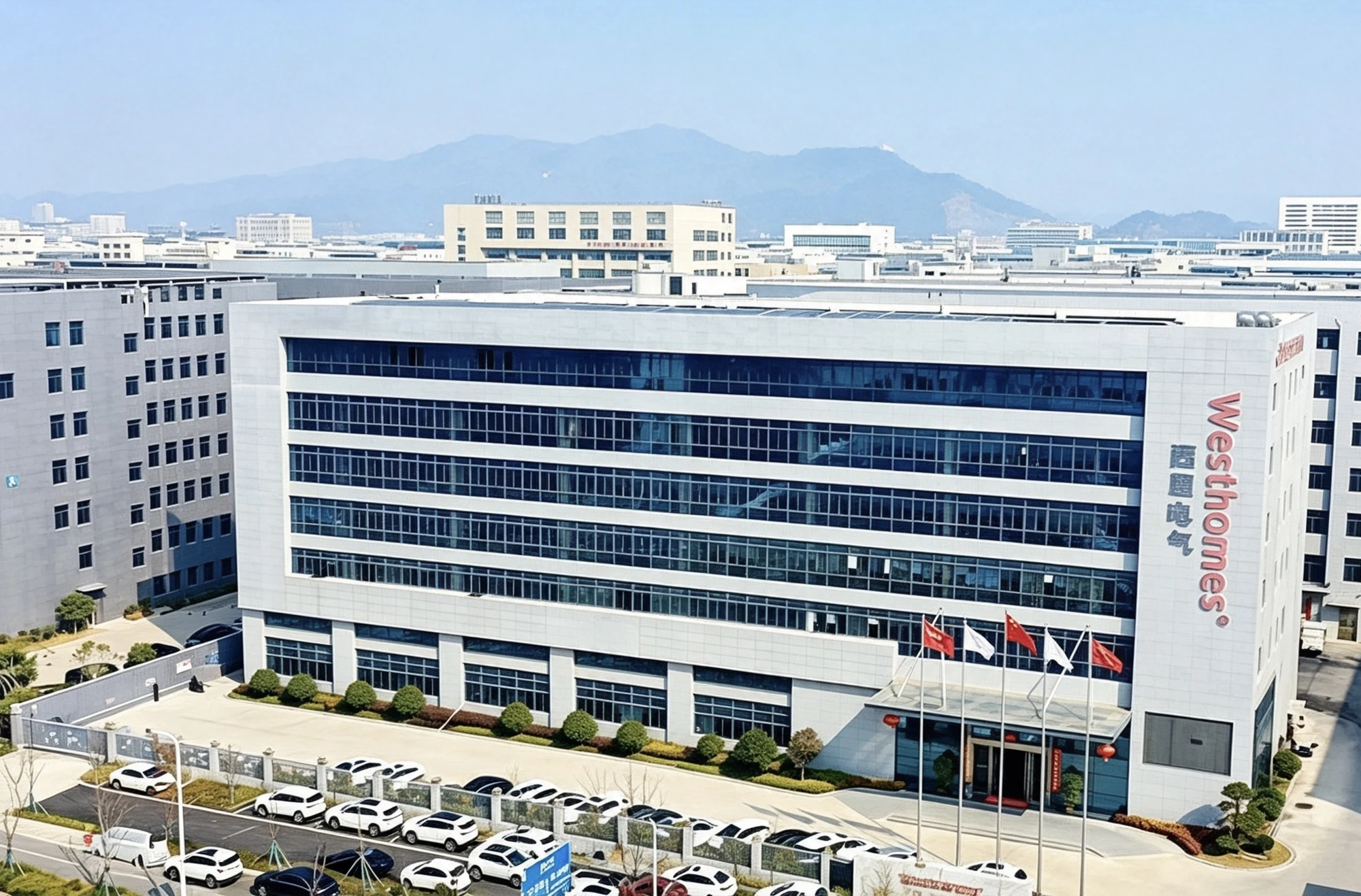 WESTHOMES factory exterior in China